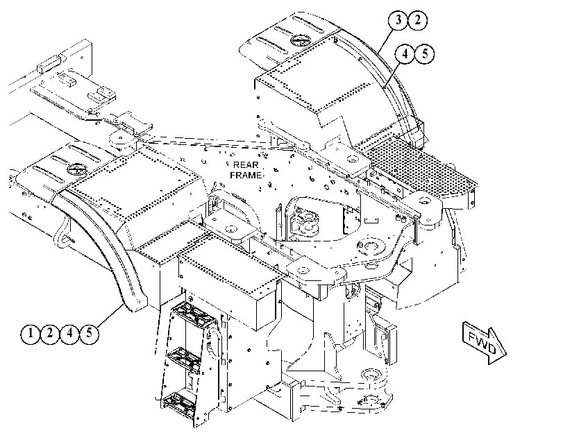 DEFLECTOR GP-FENDER 4547827 CAT