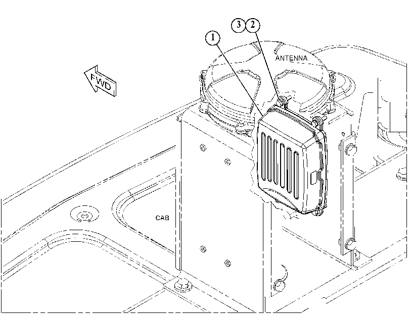 RECEIVER GP-SATELLITE 4941190 CAT