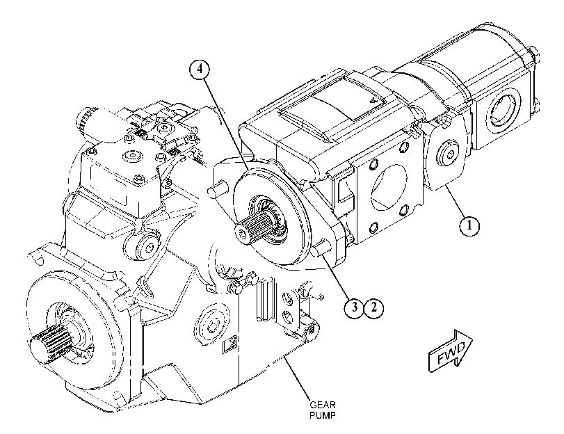 PUMP & MTG GP-GEAR 4648656 CAT