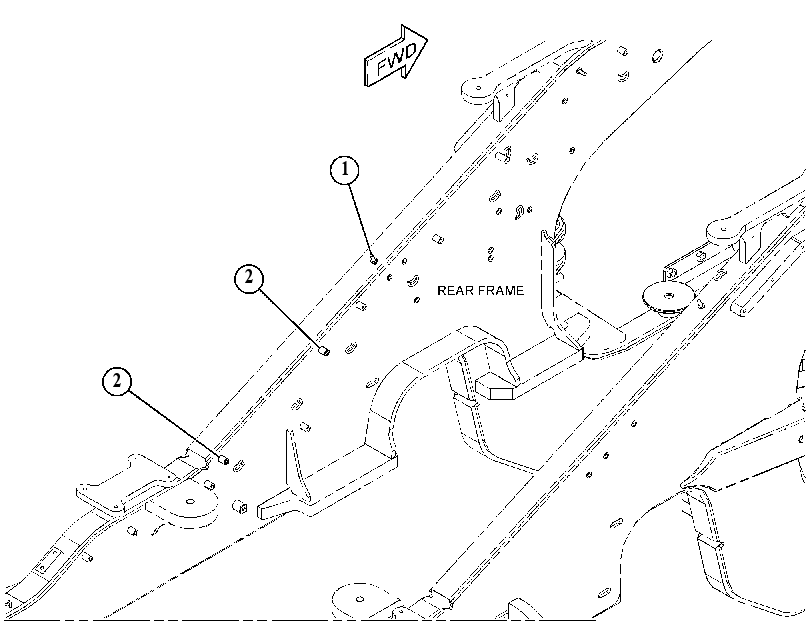BOSS GP-REAR FRAME 3896072 CAT