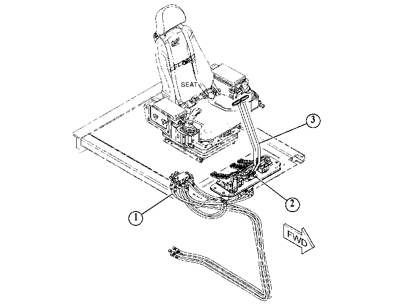 PEDAL AR-AUXILIARY 4332851 CAT