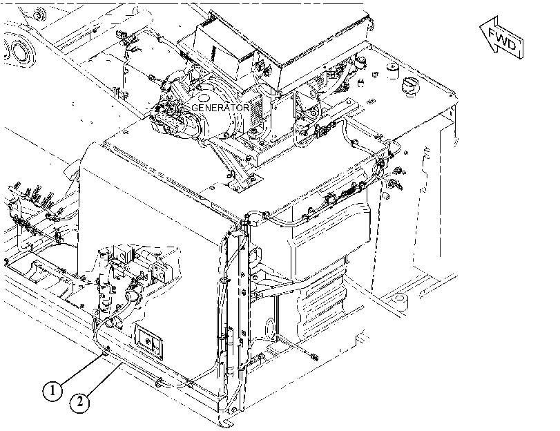 Проводка управления 4760315 CAT