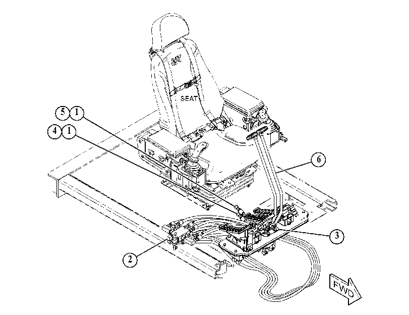 PEDAL AR-AUXILIARY 4332853 CAT