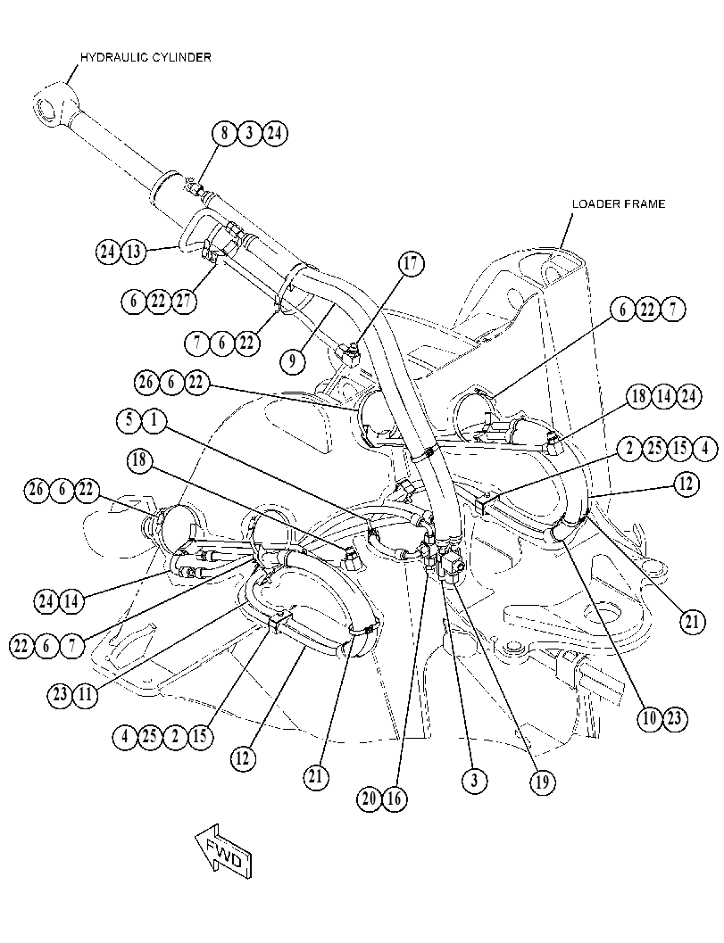 LINES GP-LIFT & TILT 4697430 CAT