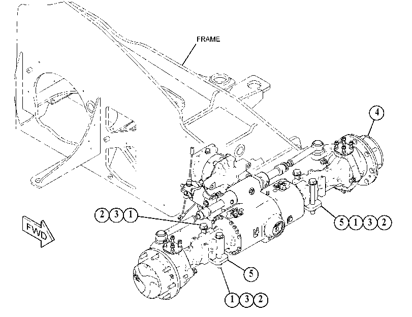 AXLE & MOUNTING GP 4943651 CAT