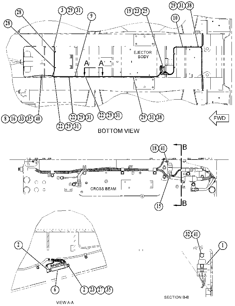 WIRING GP-EJECTOR 4700476 CAT