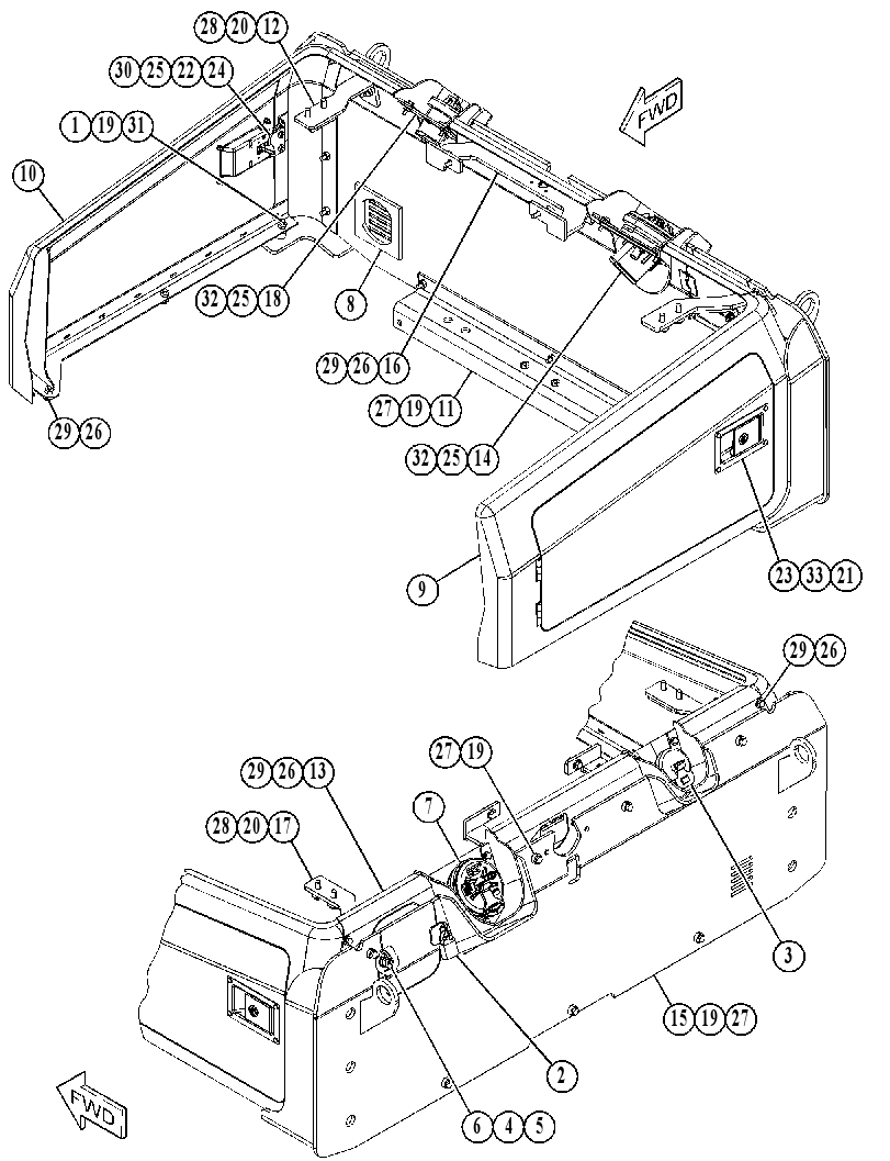 ENCLOSURE GP-PLATFORM 3974288 CAT