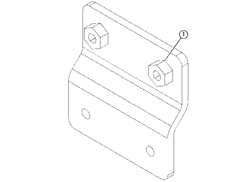 BRACKET AS 4673507 CAT