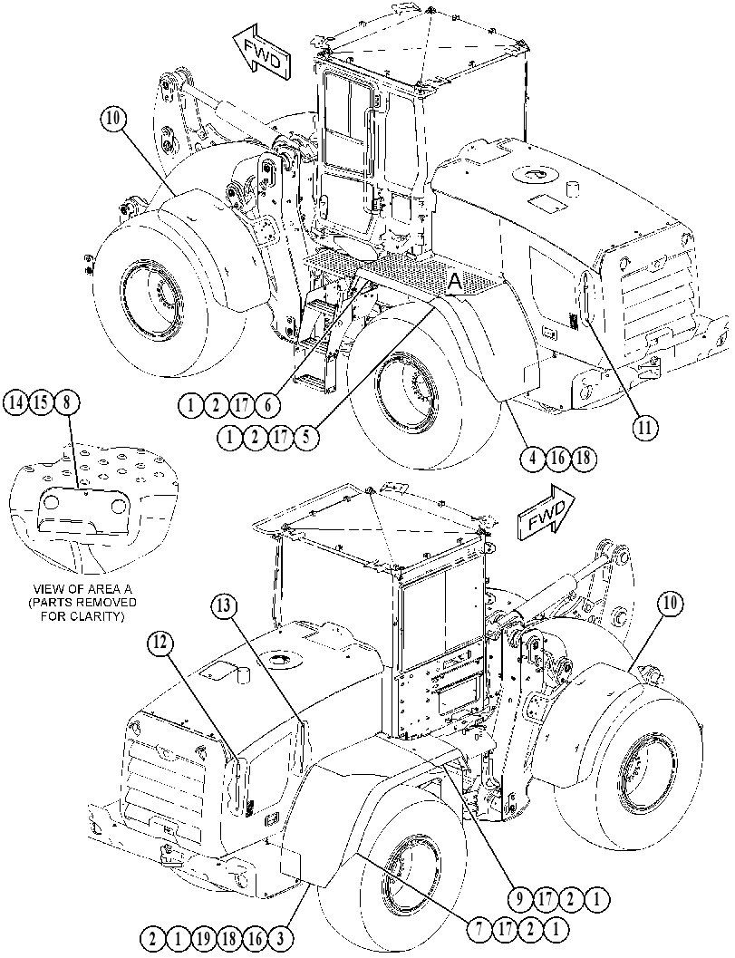 KIT-FENDER 4302922 CAT