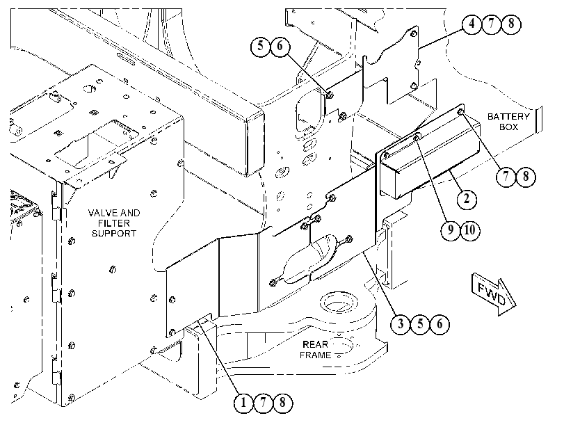 GUARD GP-HITCH & STEERING 5009138 CAT