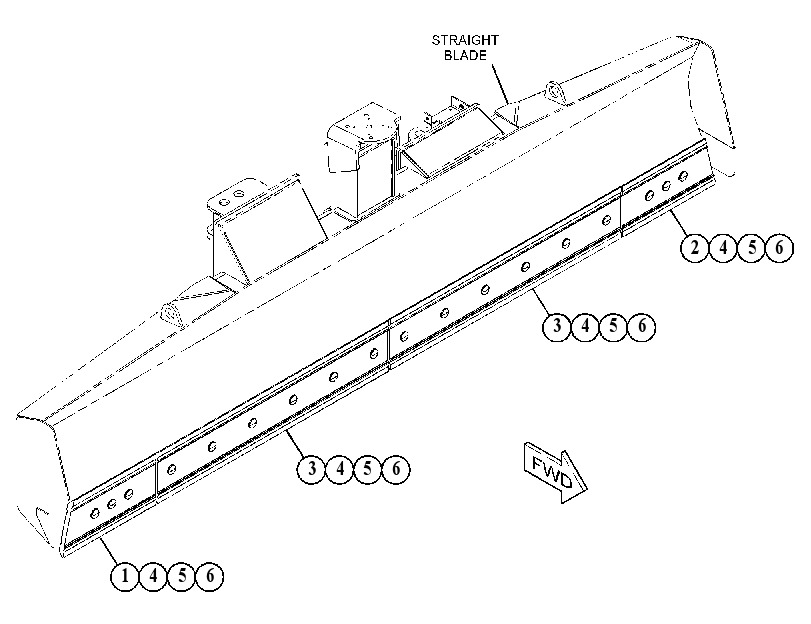 Зуб и режущая кромка 5003874 CAT