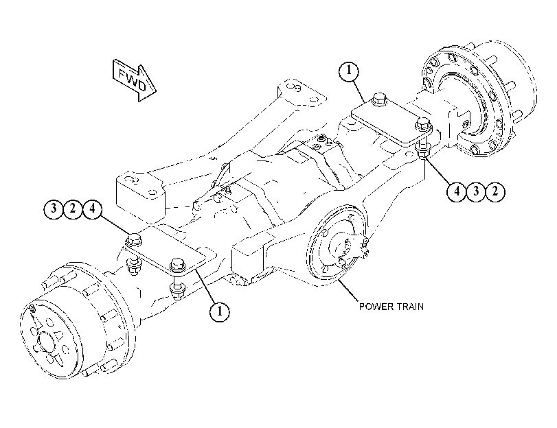STOP GP-AXLE OSCILLATION 4680679 CAT