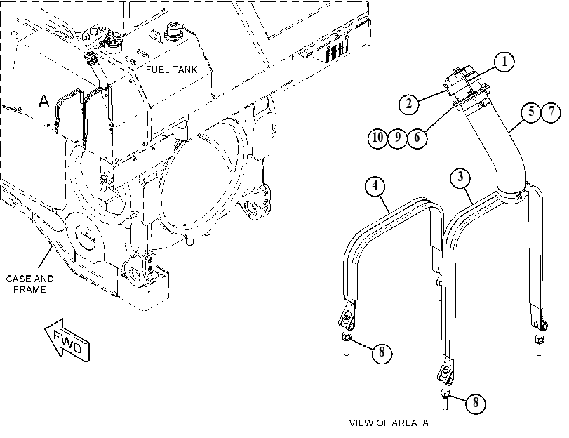 MOUNTING GP-DEF TANK 3885027 CAT