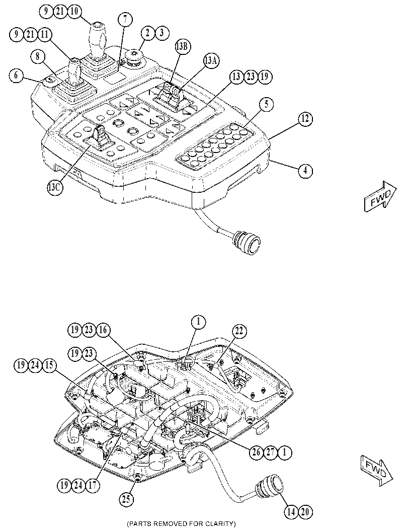 CONSOLE GP-INSTRUMENT 3747678 CAT
