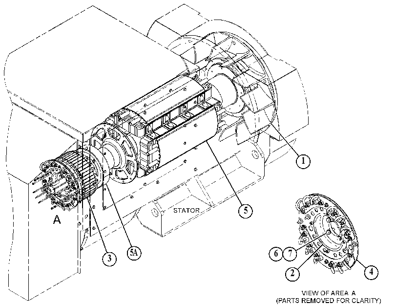 Ротор генератора 4801616 CAT