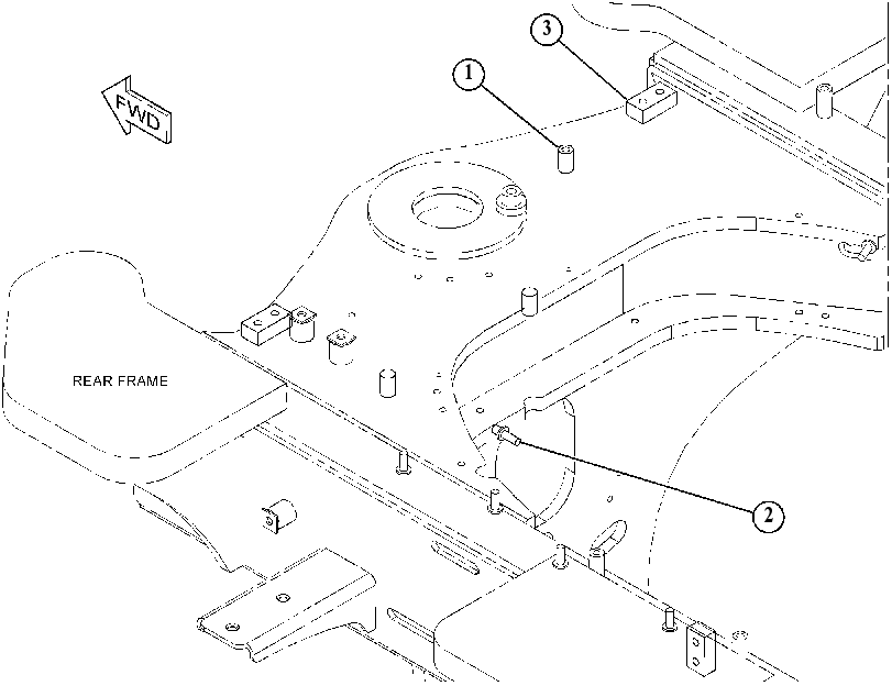 BOSS GP-REAR FRAME 4688653 CAT
