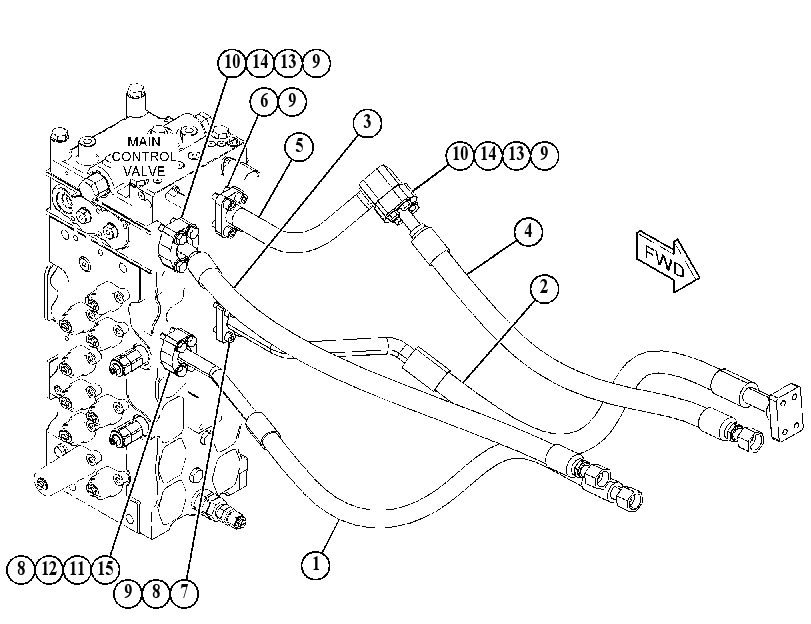 LINES GP-WORK TOOL 4380214 CAT