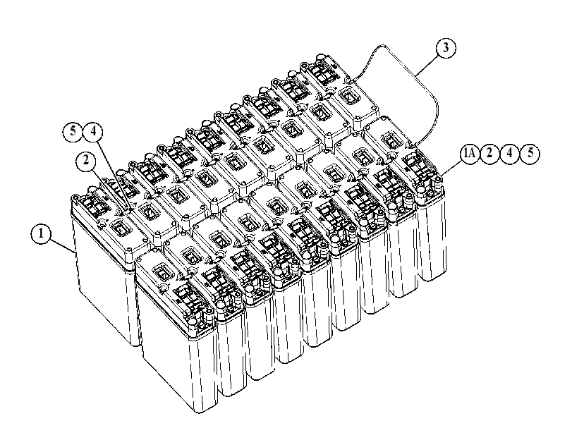 BATTERY AS 4950543 CAT