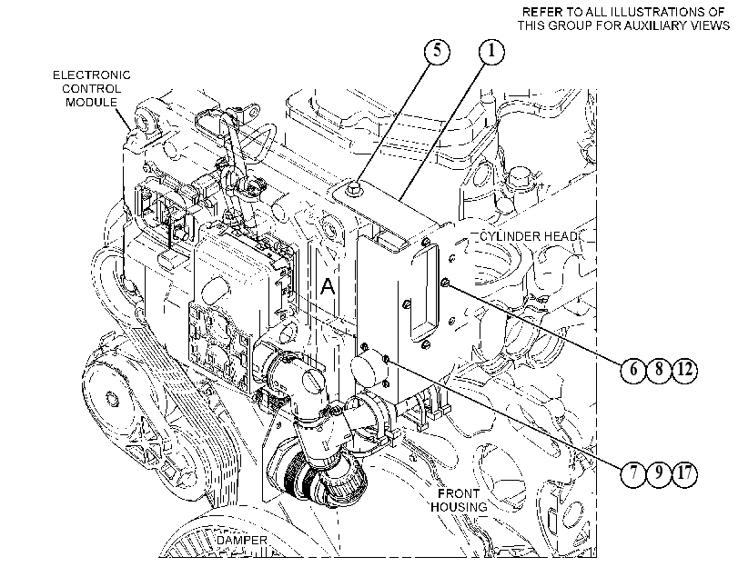 Проводка двигателя 4620616 CAT