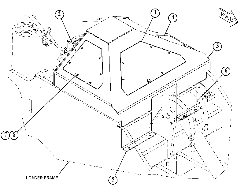 COVER GP-CONTROL VALVE 4675137 CAT
