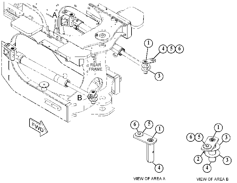 MOUNTING GP-STEERING CYLINDER 4554628 CAT