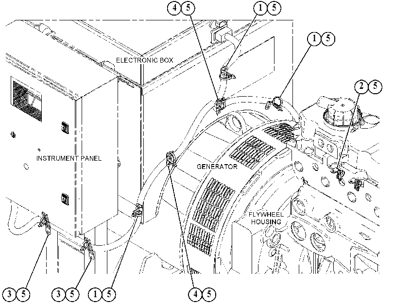 FASTENER GP-GENERATOR 4994962 CAT