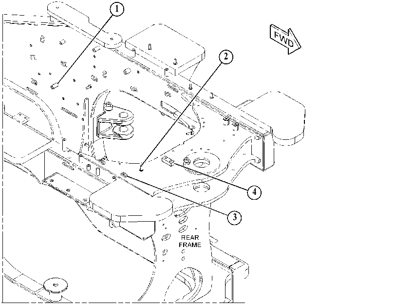 BOSS GP-REAR FRAME 4688654 CAT