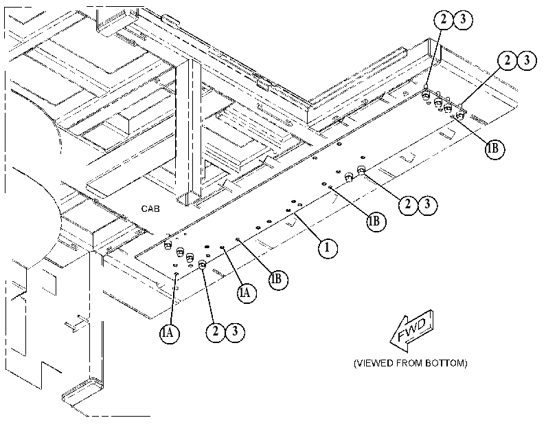 BRACKET AS 4859669 CAT