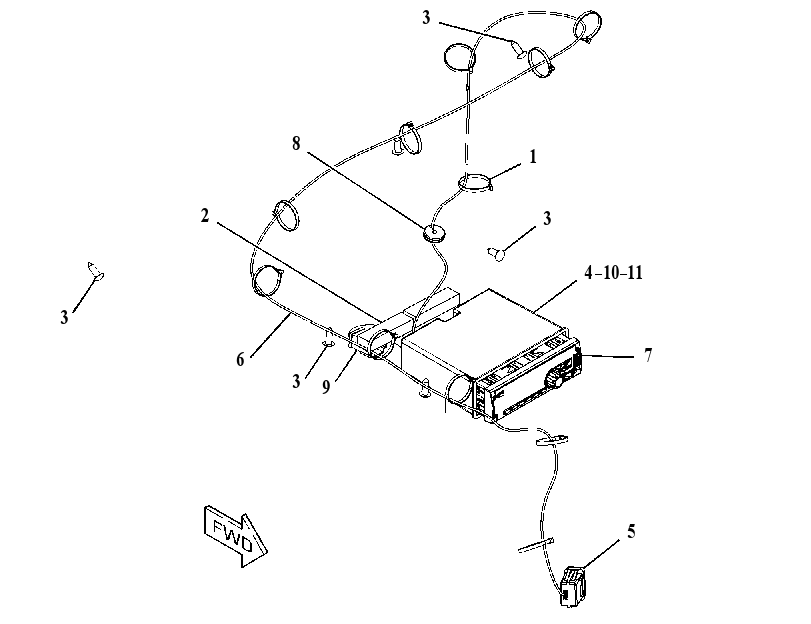 KIT-RADIO 3888286 CAT
