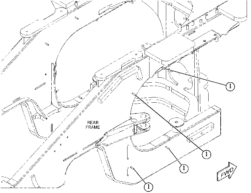 HARDWARE GP-REAR FRAME 3602928 CAT