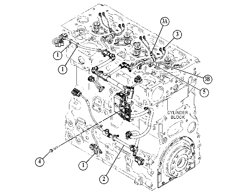 Проводка двигателя 4502852 CAT