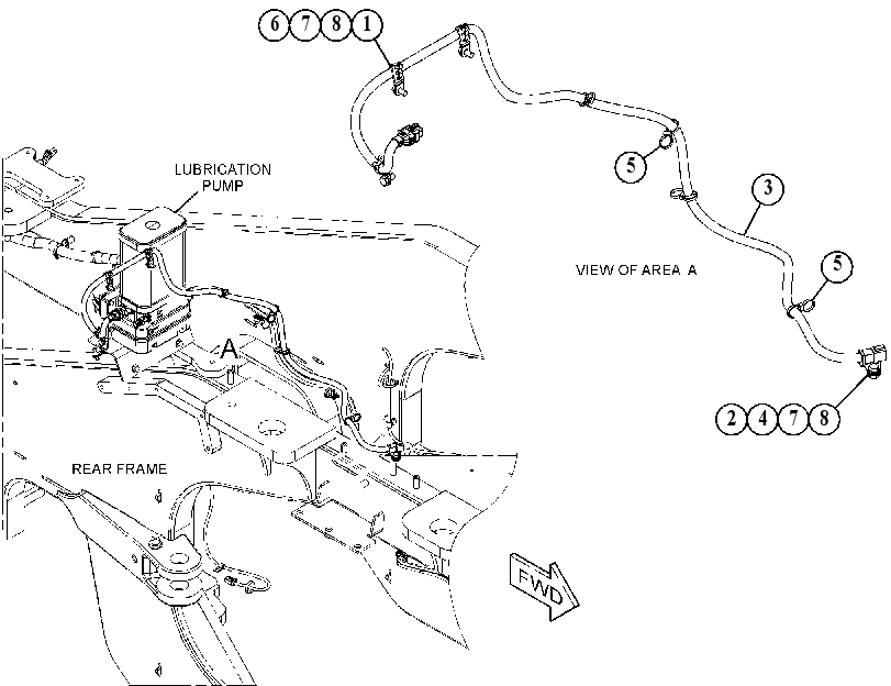 WIRING GP-AUTOLUBE CONTROL 3641663 CAT