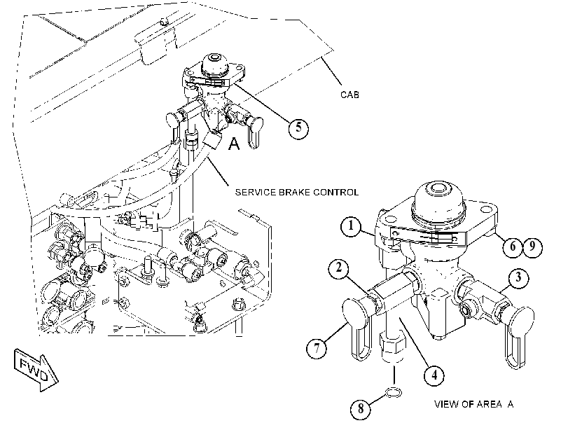 VALVE & MTG GP-BRAKE CONTROL 4303618 CAT