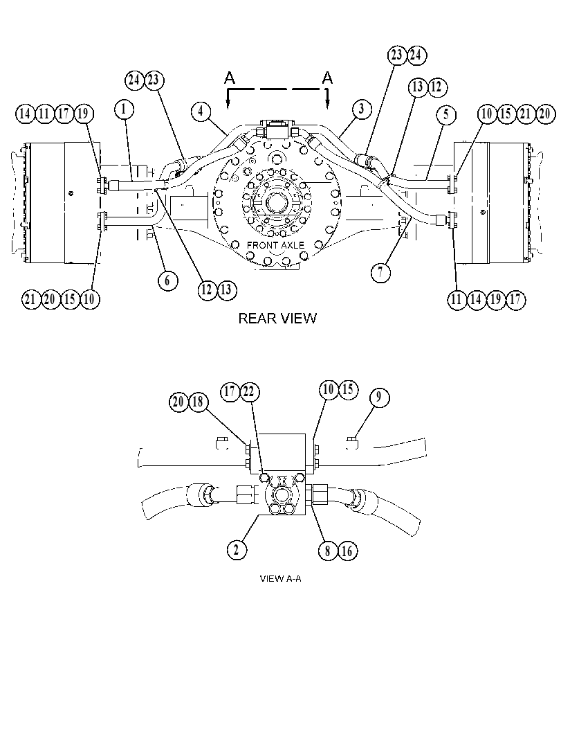 LINES GP-BRAKE OIL COOLER 4805268 CAT