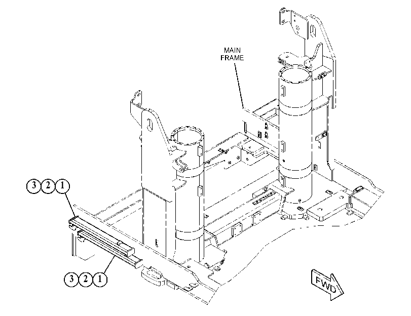 SUPPORT GP-UNDERCARRIAGE 3974073 CAT