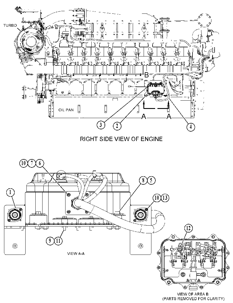 Проводка коробки 4186960 CAT