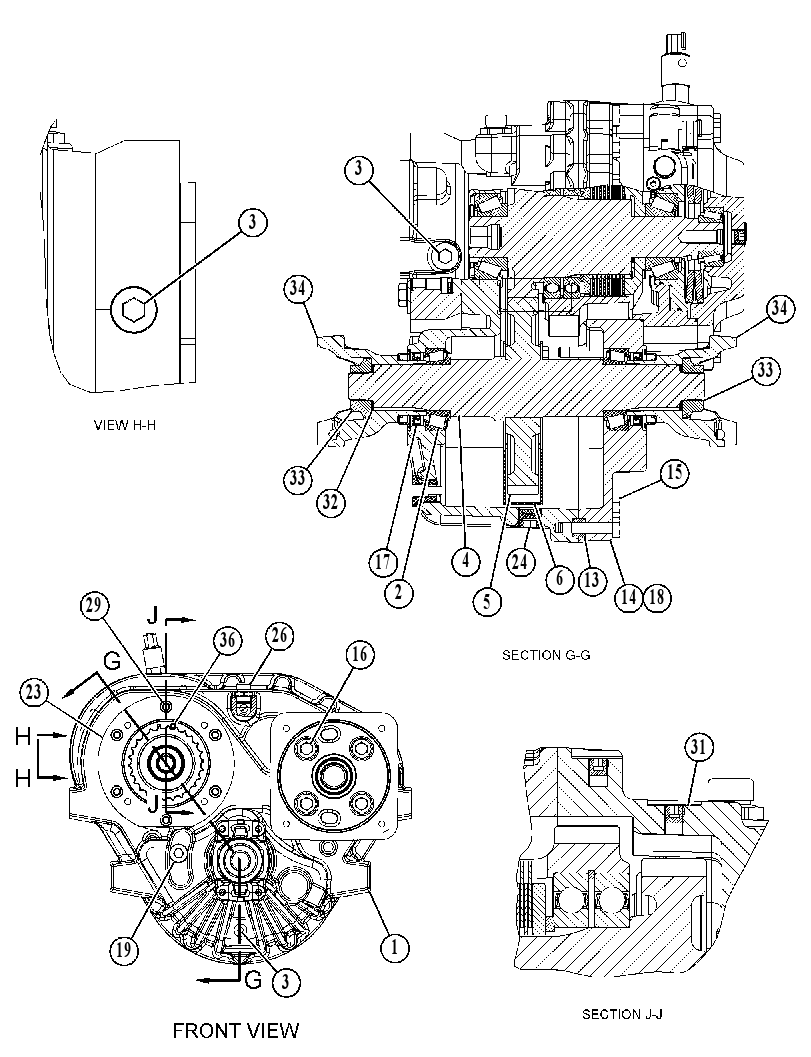 Трансмиссия 4733809 CAT