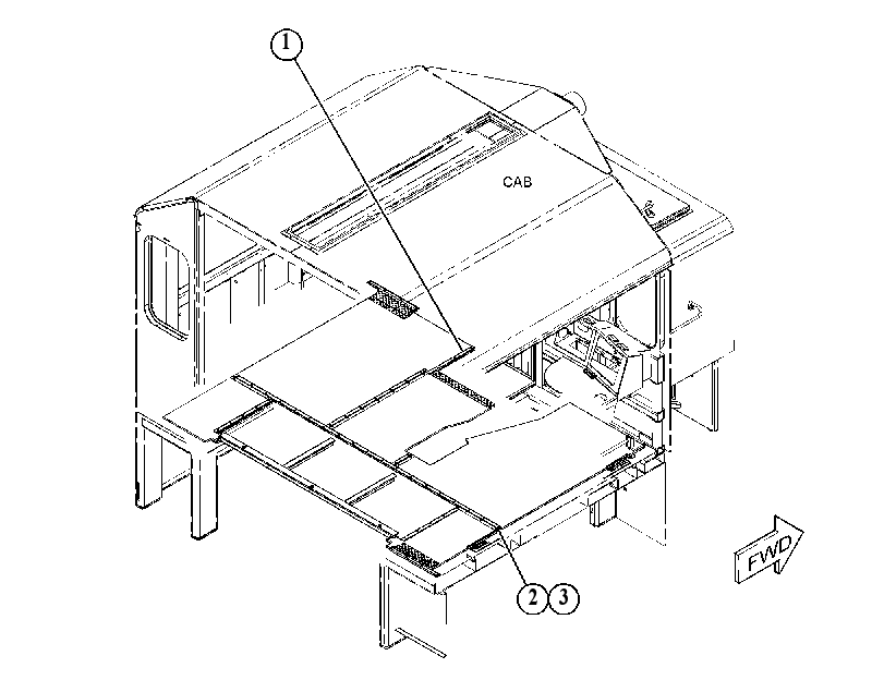 FLOOR GP 4697459 CAT