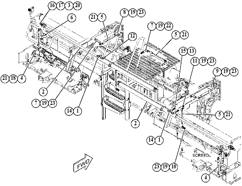 CYL & MTG GP-SCREED EXTENSION 4577730 CAT