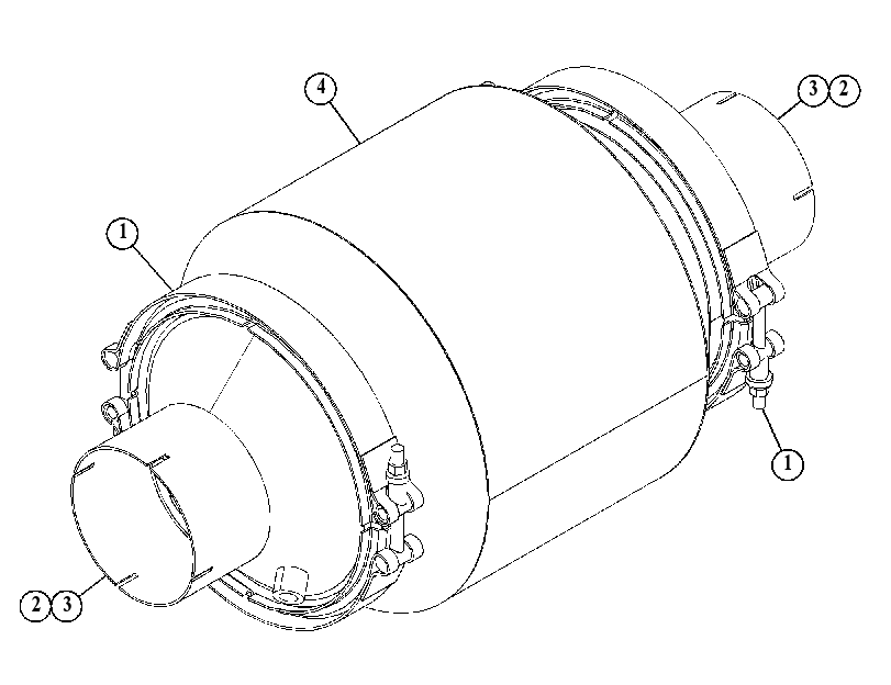 CONVERTER GP-CATALYTIC 3780938 CAT