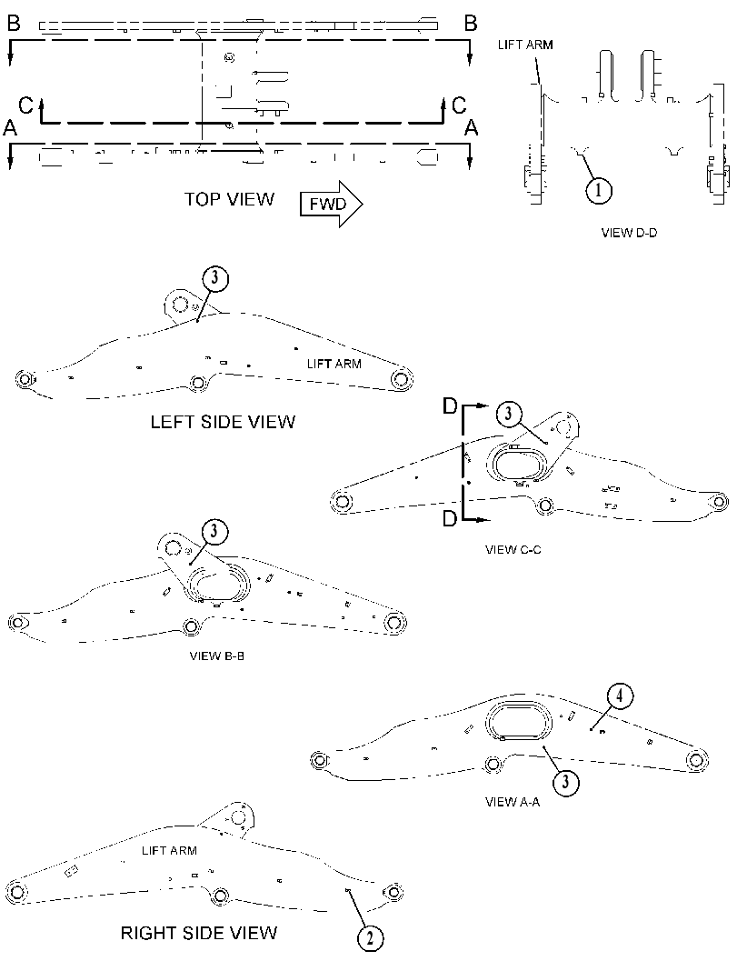 BOSS GP-LIFT ARM 4704831 CAT