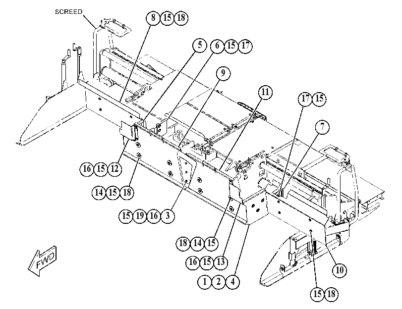DEFLECTOR GP 4504703 CAT