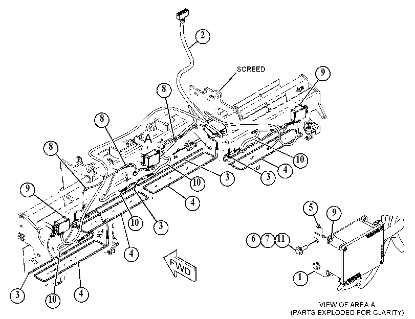 WIRING GP-SCREED HEATER 4589022 CAT