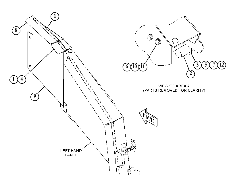 PANEL AS-SIDE 4921108 CAT