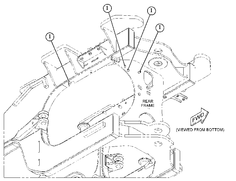 BOSS GP-REAR FRAME 3877032 CAT