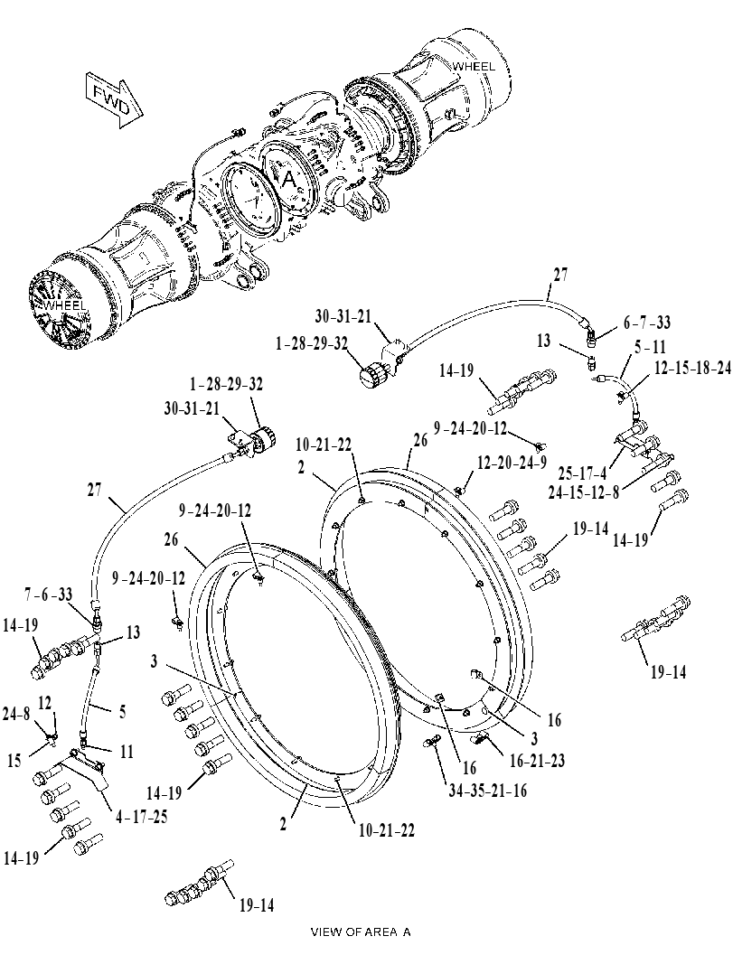 MOUNTING GP-WHEEL 2801642 CAT