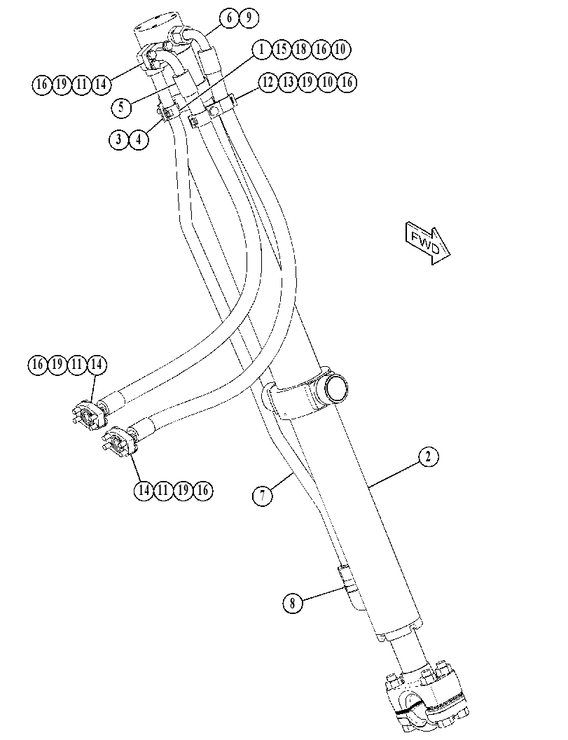 CYLINDER & LINES GP 4310262 CAT