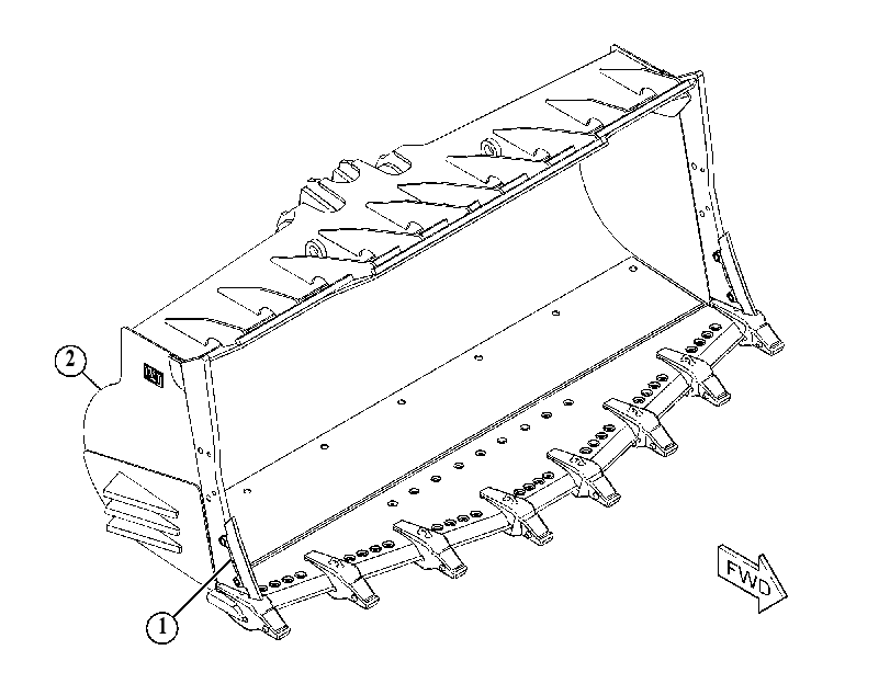 Ковш скальный 4901850 CAT