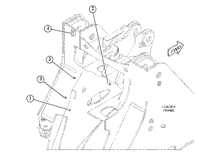 BOSS GP-REAR FRAME 4647861 CAT