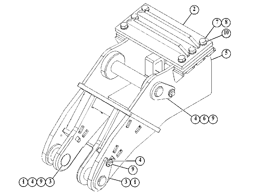 ADAPTER GP-WORK TOOL 4454751 CAT